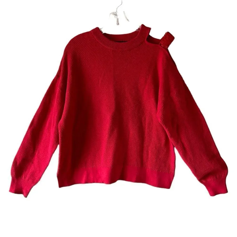 NEW DKNY Red Sweater